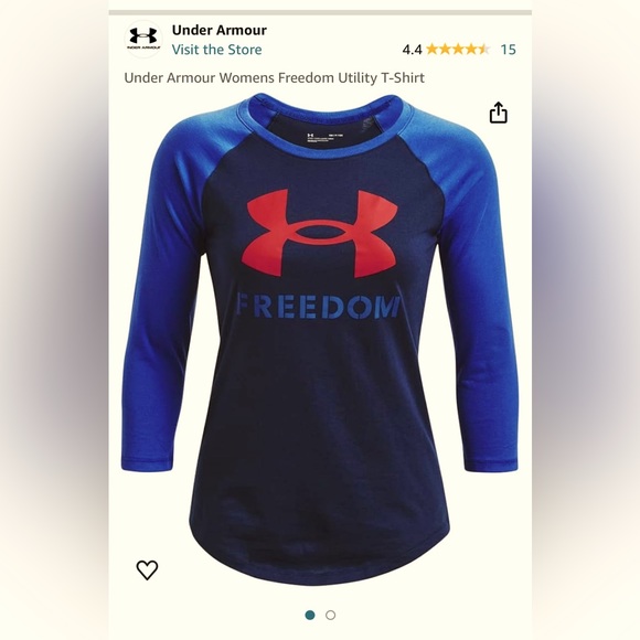 Under Armour Freedom 3/4 sleeve shirt - Picture 1 of 5